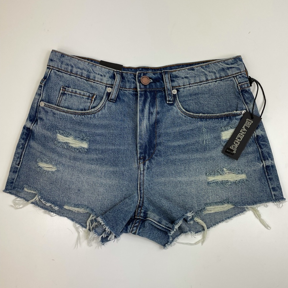 Blank NYC Barrow Vintage High Rise Denim Shorts